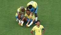 Imaginile durerii! Neymar a plâns, devastat, pe gazon, după Brazilia – Norvegia 1-2