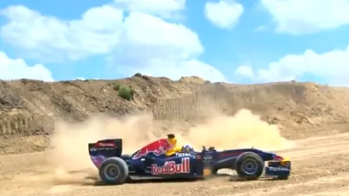 VIDEO Senzațional! N-o să-ți vină să crezi!** O mașină de Formula 1 face off-road