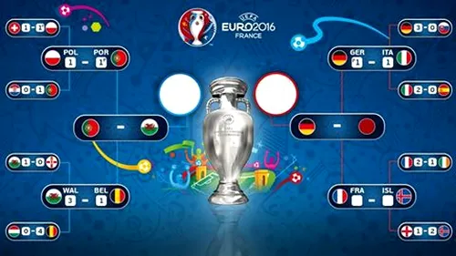 Finala Euro 2016! Franța și Portugalia se vor lupta pentru trofeu. Programul meciurilor, rezultate și transmisiunile TV de la Campionatul European