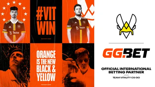 Divizia de Counter Strike: Global Offensive a celor de la Team Vitality anunță un nou parteneriat cu GG.BET