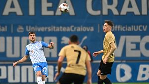 Robert Popescu de la Voluntari a marcat împotriva echipei tatălui său. „Se va vinde pe bani buni”