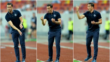 Rădoi: "Am primit o palmă în prima repriză. Avem de învățat de la Trencin". Antrenorul are altă optică despre Iancu față de cea a patronului 