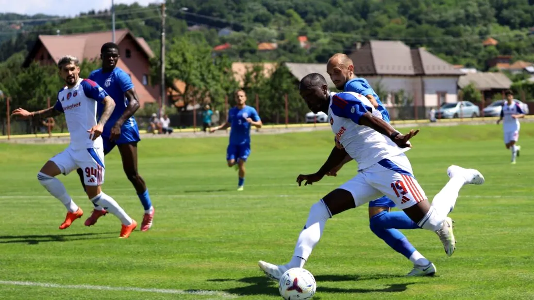 Steaua - CS Afumați, amical cu nouă goluri. S-a marcat fără oprire în testul de la Curtea de Argeș