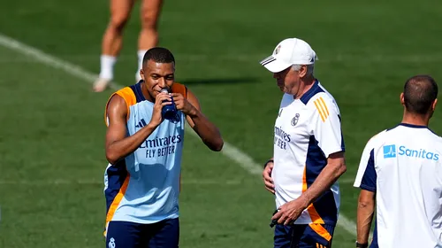 De ce Kylian Mbappe nu a impresionat la Real Madrid. Carlo Ancelotti a dat răspunsul cu mult calm