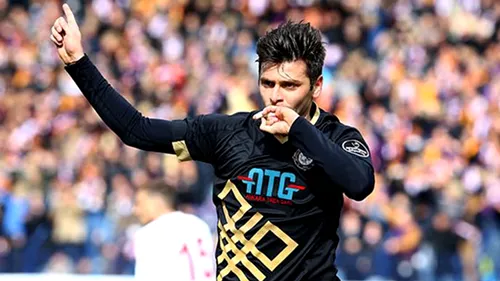 Raul Rusescu, titular la Osmanlispor în egalul cu Eskisehirspor, scor 0-0. Torje a fost lăsat în afara lotului