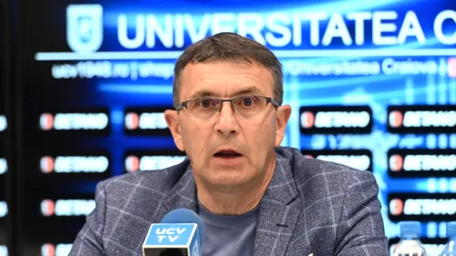 Eugen Neagoe speră ca Farul să încurce CFR-ul: „Nu ar fi o minune”. Antrenorul Universităţii Craiova a anunţat o revenire importantă în lot