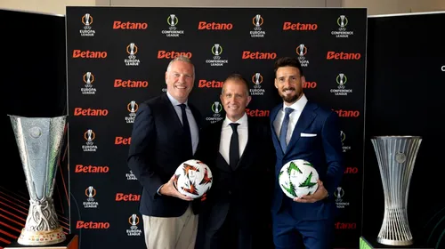 ADVERTORIAL | Betano devine Sponsor Global Oficial al UEFA Europa League și UEFA Conference League