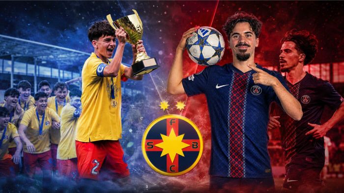 Cine e Vitinha de la FCSB și ce fotbalist al roș-albaștrilor se transferă în Germania! Culisele generației U16 care a învins Rapidul în finala Ligii Elitelor