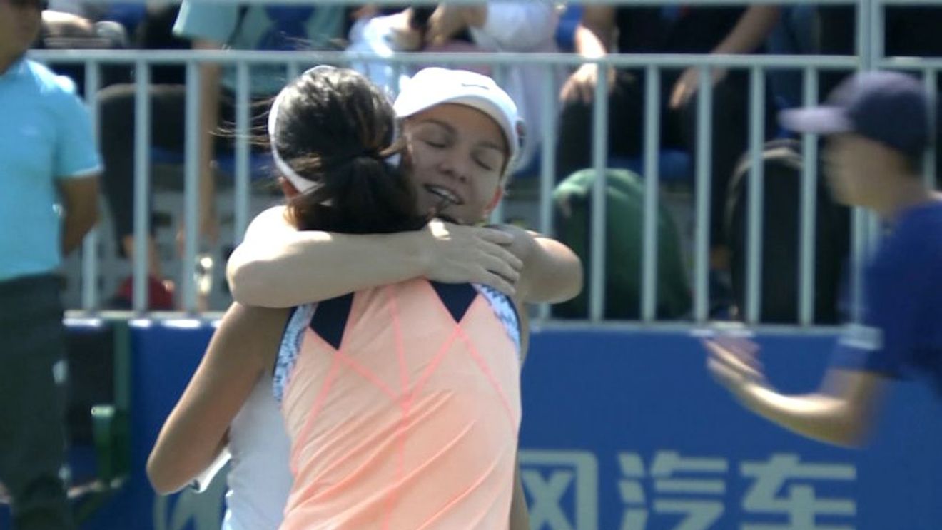 Reacția Simonei Halep când a aflat că o adversară din circuitul WTA a rămas însărcinată: „E o veste grozavă!"