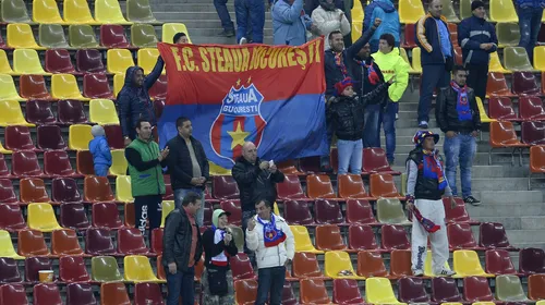 Unde sunt cei 37.000 de spectatori de la meciul cu Sparta Praga? FOTO | Imagine tristă surprinsă la Steaua – Concordia. Câți fani au venit la meci