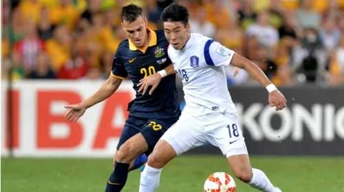 Coreea de Sud a învins Australia, scor 1-0, în ultima etapă a grupelor Cupei Asiei. Ambele echipe merg la braț în sferturi