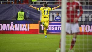 Keșeru a băgat spaima în danezi: "Am înscris la aceeași poartă la care am dat și cu Aalborg". Stelistul a ajuns la 30 de goluri înscrise într-un an calendaristic: "Nu mă gândesc la plecare"