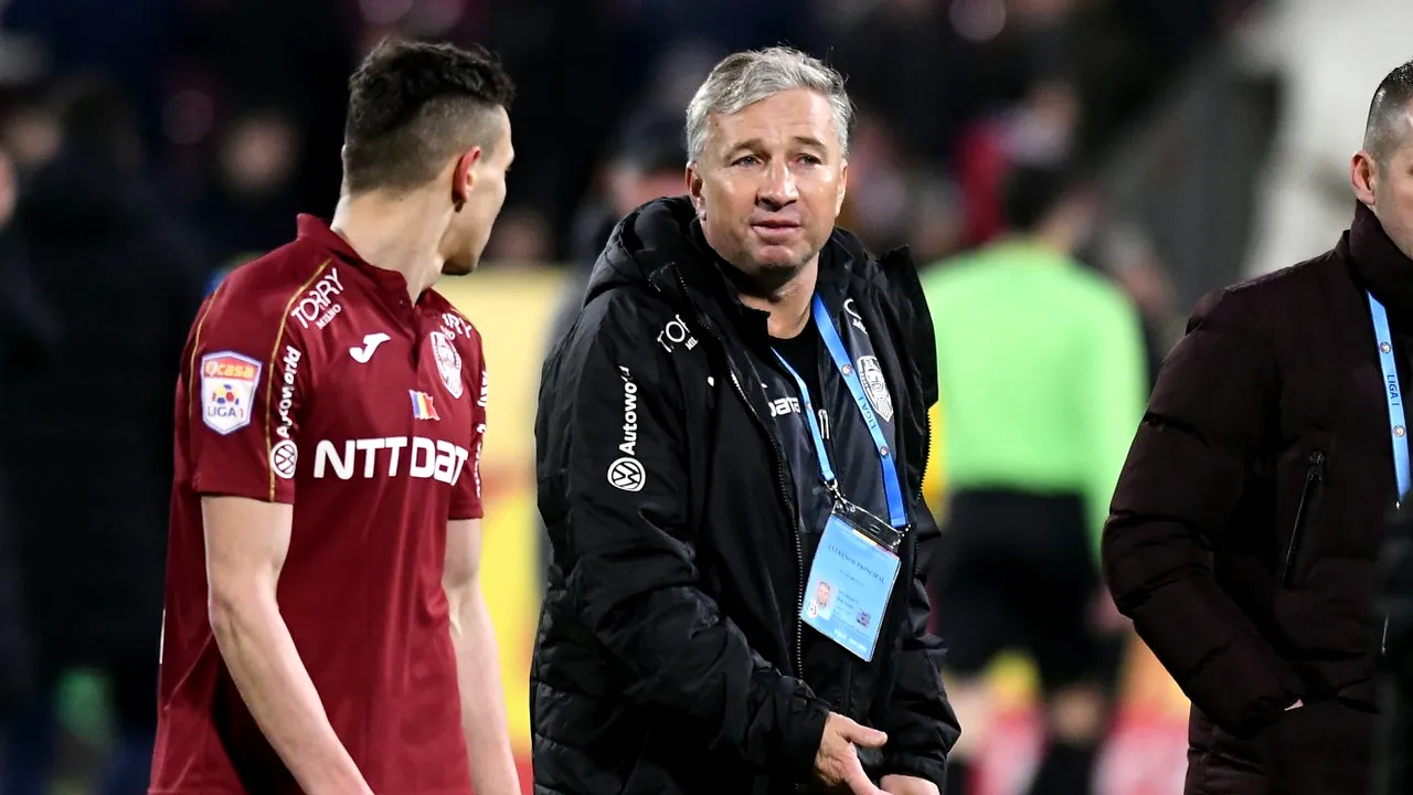 Dan Petrescu, derapaj incredibil la adresa unui jucător transferat de CFR Cluj. „A venit din copac”. Cine este fotbalistul despre care antrenorul spune că a fost adus „de pe plajă”