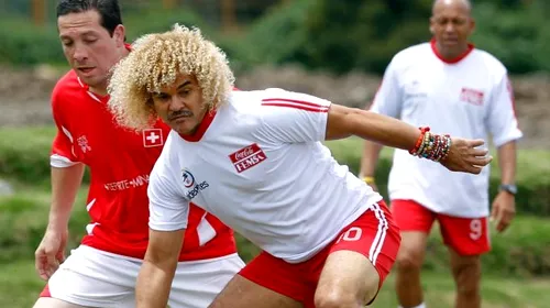 FOTO E neschimbat!** Valderrama joacă fotbal la aproape 50 de ani!