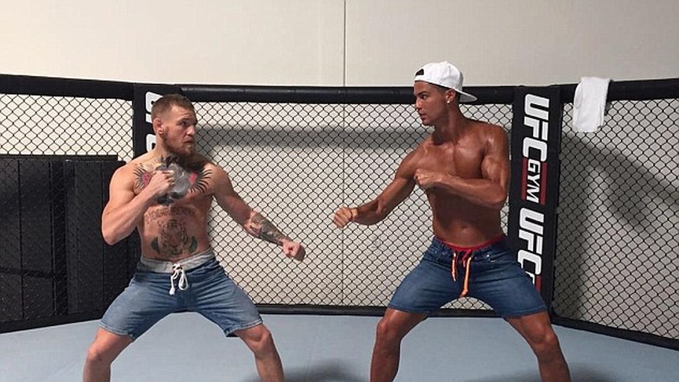 "E un animal!" Cel mai în vogă luptător din lume, eclipsat de "bronzatul" Ronaldo. FOTO | Imaginea pusă pe net