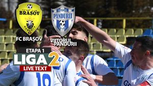 Clonele și-au împărțit reprizele pe Tineretului! FC Brașov a ”reînviat” în Liga 2 cu o remiză cu Viitorul Pandurii