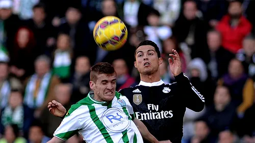 Cristiano Ronaldo, anonim în meciul cu Cordoba. Partida cu numărul 600 din carieră, marcată de un cartonaș roșu