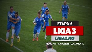 Liga 3, etapa 6 | CSM Reșița suferă primul eșec, chiar acasă. Dunărea Călărași pierde și ea. Astra și Brăila, umilite din nou. Corvinul, victorie la limită cu Ungheni
