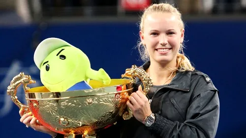 Caroline Wozniacki a câștigat turneul de la Beijing