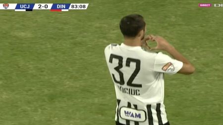 Universitatea Cluj, cu un picior în Liga 1! „Șepcile roșii” marchează în 10 oameni