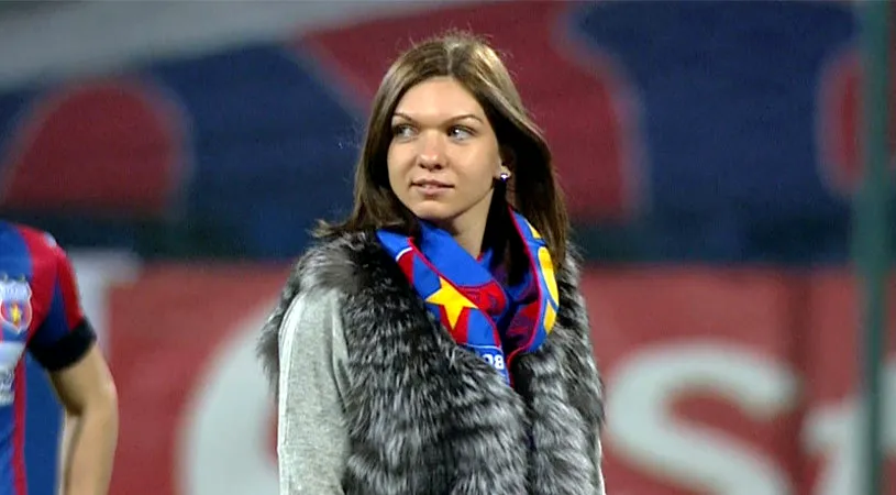 Simona Halep a dat lovitura de începere la derby-ul Steaua - Dinamo