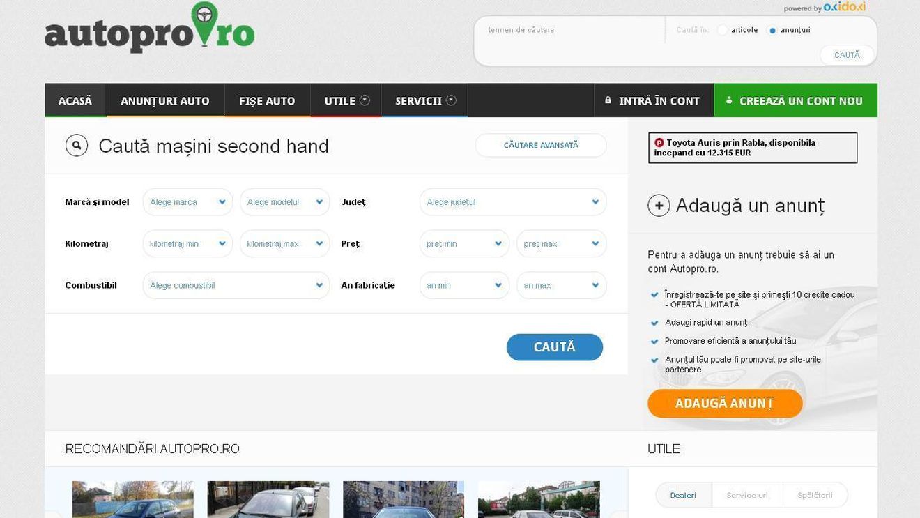 Autopro.ro, relansat: un format nou și modern, accesibil pentru toți utilizatorii