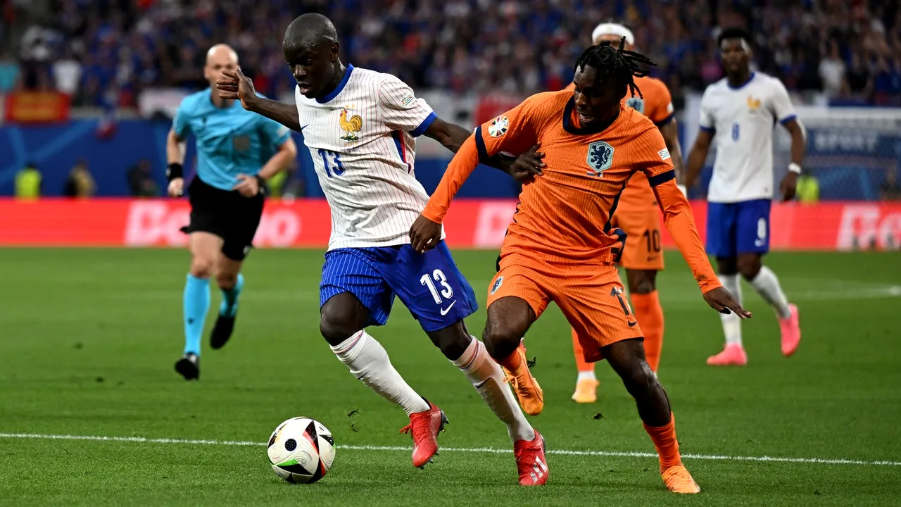 Olanda - Franța 0-0, în grupa D la EURO. Egal fără goluri în derby-ul serii, cu Mbappe doar pe bancă!