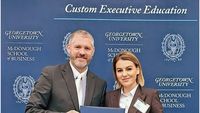 (P) Romina Gingașu finalizează un program special în Leadership la Georgetown University din Washington D.C., în colaborare cu Mannheim University din Germania