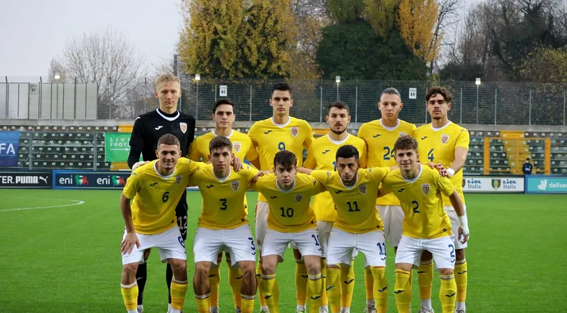 Italia U20 - România U20 7-0. Umilință la Sassuolo pentru echipa lui Bogdan Lobonț! Am luat gol după 50 de secunde | VIDEO