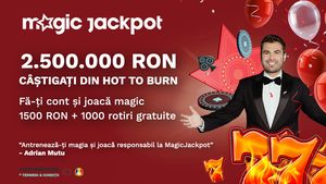 ADVERTORIAL | Un jucător norocos a crezut în magie, iar Magic Jackpot l-a răsplătit cu 2.500.000 de lei!