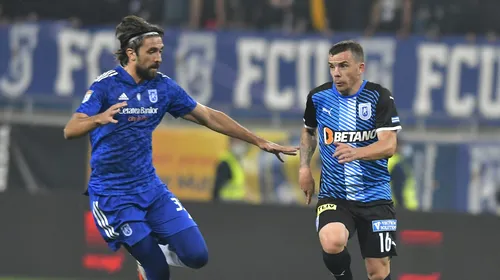 Andrea Compagno a lăsat-o pe FCU Craiova în 10 oameni în derby-ul cu Universitatea! Italianul, eliminat după ce l-a lovit cu palma pe conaționalul său Mirko Pigliacelli