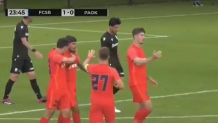 Florinel Coman continuă să strălucească și în cantonament! Starul de la FCSB a marcat ca Kylian Mbappe contra lui PAOK Salonic