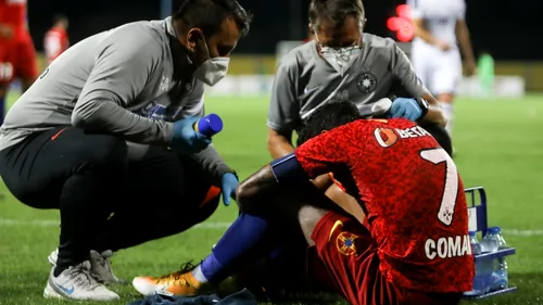 Florinel Coman a aflat când revine pe gazon după accidentare. Staff-ul lui FCSB nu vrea să-l forțeze pe tânărul jucător