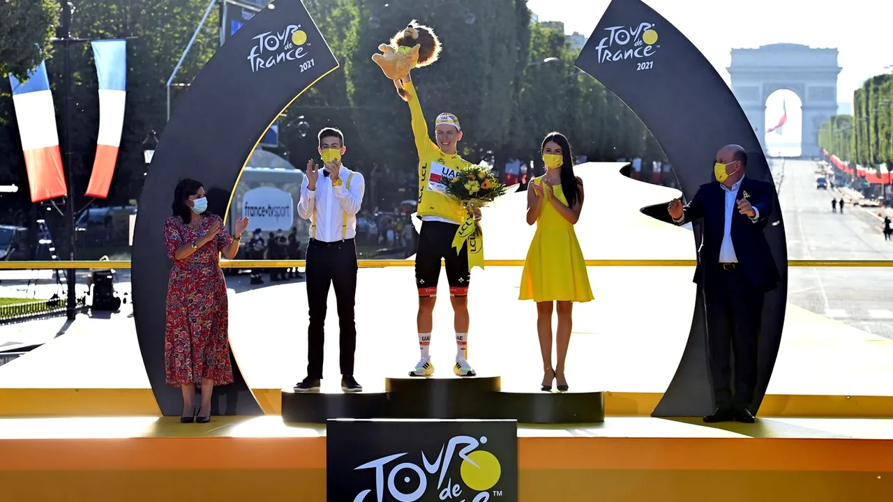 Ciclistul sloven Tadej Pogacar a câștigat ediția 2021 a Turului Franței