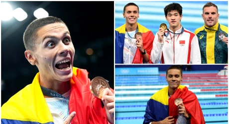 David Popovici,  nominalizat drept cel mai bun înotător al anului 2024! Cel mai mare rival al său l-a numit „Dumnezeu”