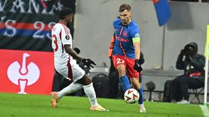 Darius Olaru, discurs de lider adevărat, după FCSB - Olympiacos 0-0: "Am făcut față câştigătoarei Conference League"