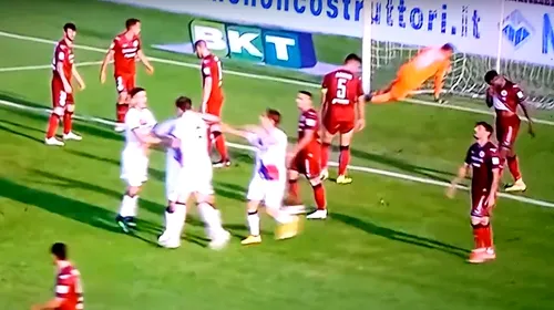 Ionuț Nedelcearu a înscris primul său gol pentru Crotone, în Serie B | VIDEO