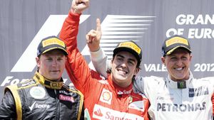 Show cu "veteranii", Alonso triumfător în probabil cea mai frumoasă cursă din acest sezon de Formula 1