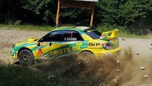 Gîrtofan a mers 7 kilometri pe trei roți!