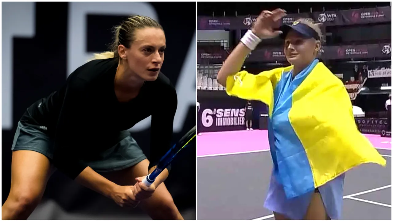 Ana Bogdan a disputat un meci dramatic cu Dayana Yastremska, jucătoarea ucraineană care a fugit din calea războiului prin România! Cum s-a terminat duelul de la Lyon + discurs emoționant la final