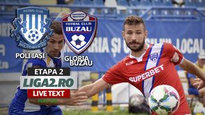 Poli Iaşi nu câștigă pentru a doua oară acasă în acest sezon, dar urcă pentru prima dată pe locul 1. Gloria Buzău a obținut scorul său preferat și în Copou