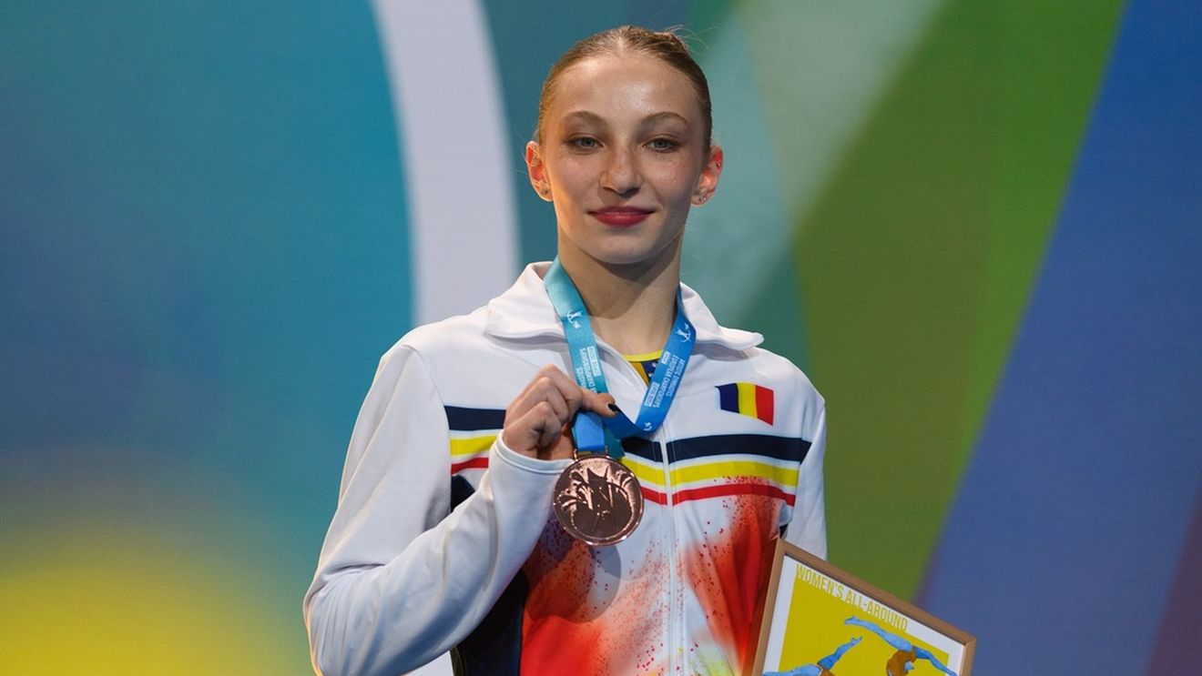 Performanță uriașă pentru România! Ana Bărbosu a luat medalia de bronz la individual compus la Europenele de Gimnastică de la Leipzig