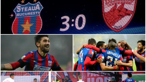 H3ll0ween! Derby de groază pentru „câini”. Steaua – Dinamo 3-0. Campioana, fără înfrângere în ultimele 10 meciuri cu marea rivală