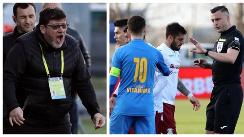 Cristian Pustai a făcut show la finalul meciului Rapid - Dunărea Călărași! Atac fără precedent la adresa arbitrajului: ”Să ari un câmp magnetic cu boii ăștia în negru. Uneori chiar te scot din sărite”