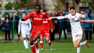 Nigerianul Godwin, tot mai greu de ignorat de Balint. UTA s-a impus în amicalul cu sârbii de la OFK Vrsac