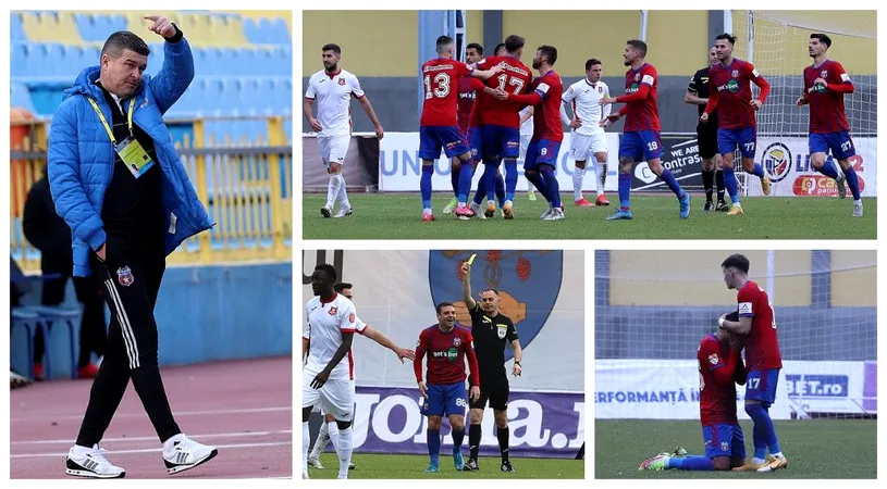 Steaua, prima echipă care învinge FC Hermannstadt în acest sezon. Daniel Oprița: ”Știu că este frustrant, dar noi ne-am creat ocazii destul de multe atunci când nu am reușit să câștigăm”