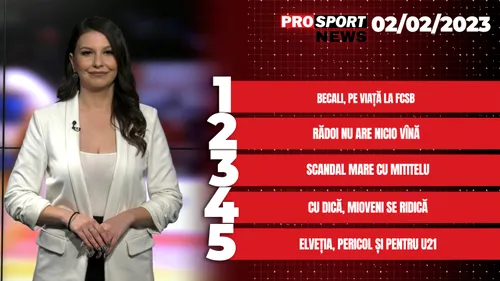 ProSport News | Gigi Becali, pe viață la FCSB. Scandal mare cu Adrian Mititelu. Cele mai noi știri din sport | VIDEO