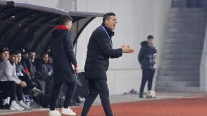 Reacția de mare antrenor a lui Costel Gâlcă după penalty-ul ratat de Alex Dobre în Hermannstadt - Rapid 0-3