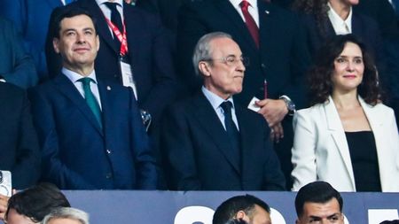 "Secvență morbidă". Gestul lui Florentino Perez față de arbitri, după finala Cupei, comentat de spanioli