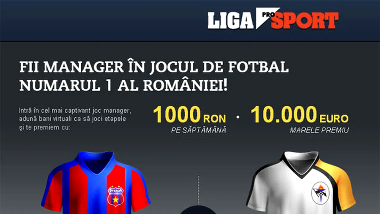 Liga ProSport!** Caută în ziarul de mâine seria unică și adună bani